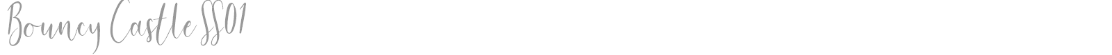 Bouncy Castle font preview
